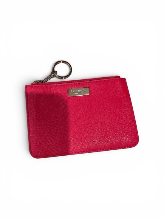 kate spade Accessories - kate spade Bright Pink Zip Card Holder with Keyring